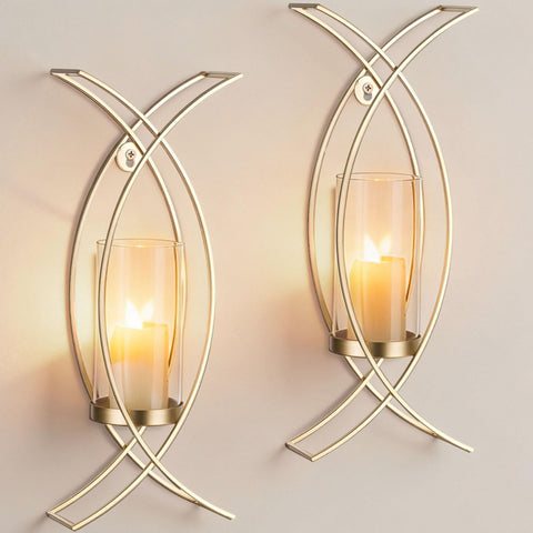 Walasis candle sconce frame design enhances modern living spaces with warm light.
