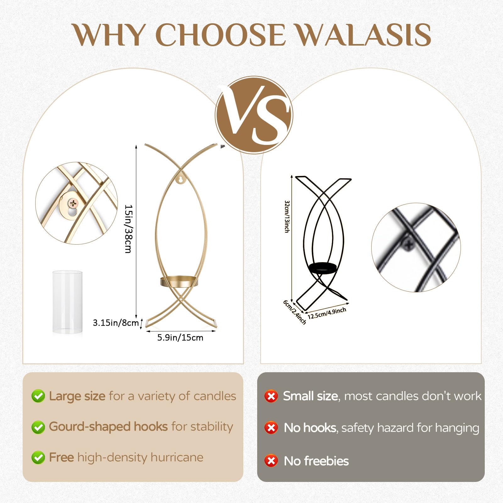 Walasis indoor-outdoor sconces brighten patios and entryways with style.