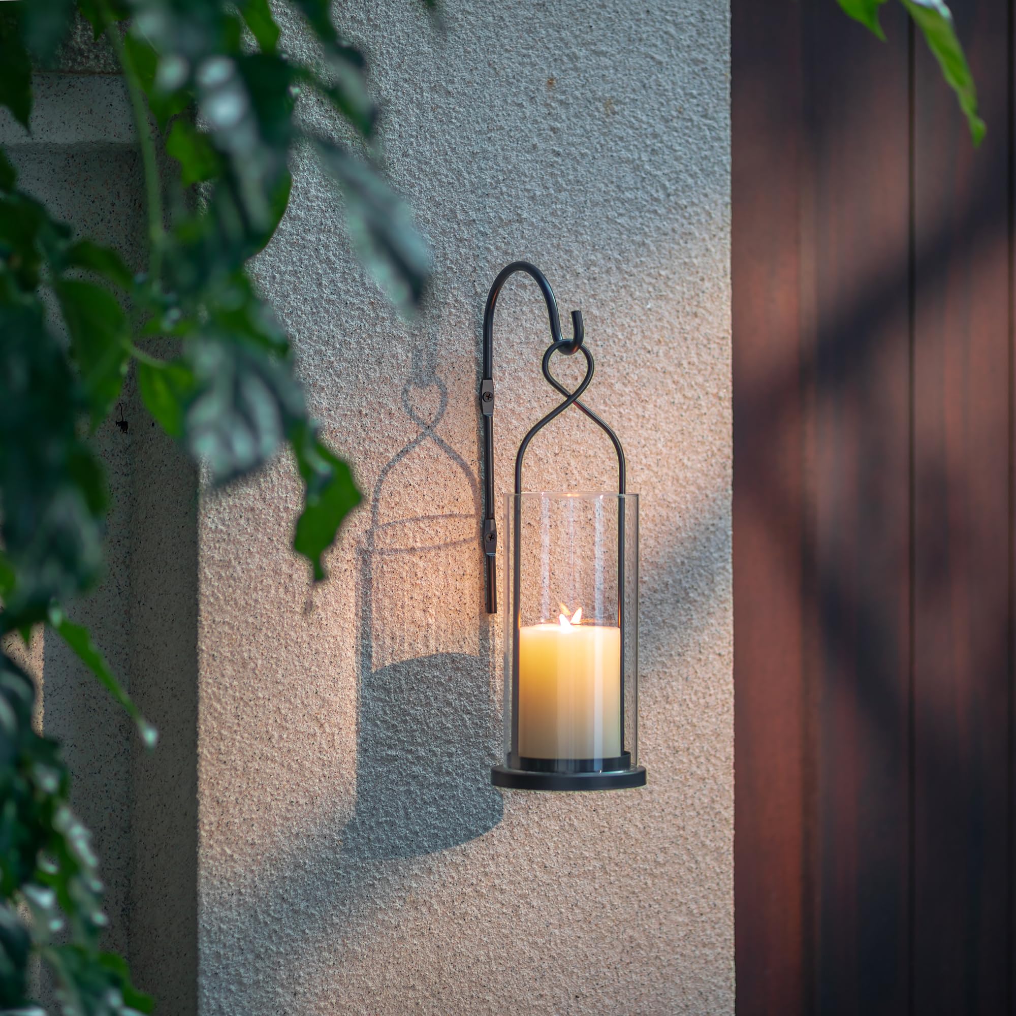 Walasis candle holder usable on tabletop or wall mounting for versatile display