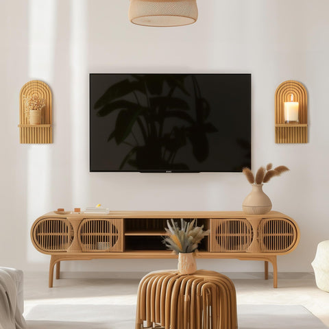Walasis two-piece boho wall decor set adds versatile style