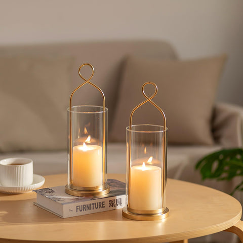 Walasis wall-mounted and tabletop lantern versatility for living room or patio
