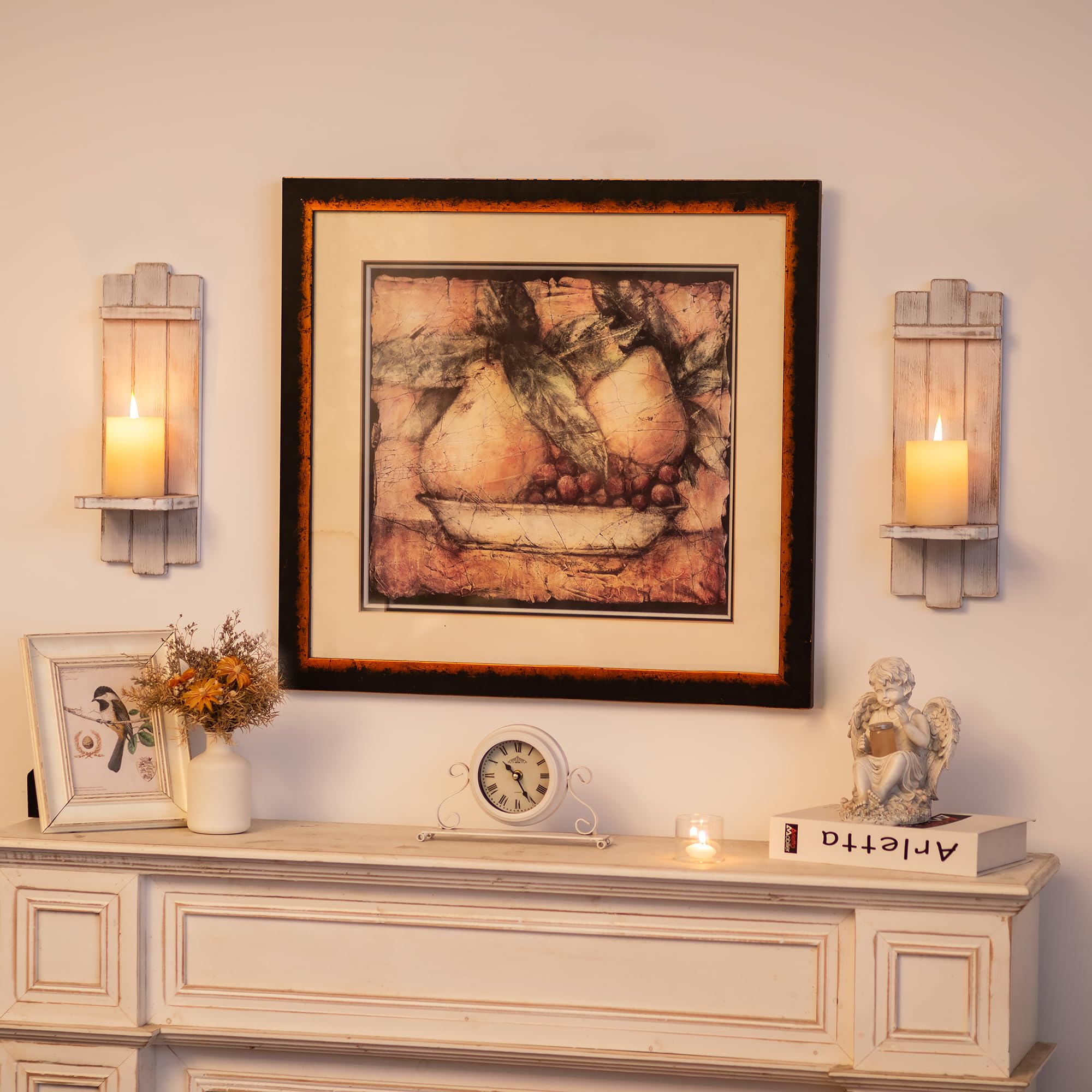 Walasis wall sconce includes hardware for easy installation