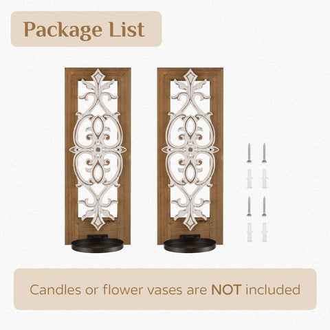 Walasis large candle tray fits hurricane pillars and small decor accents.
