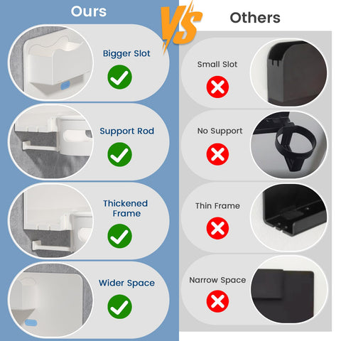 WALfuyao durable plastic wall shelf blends with modern decor.