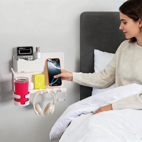 WALfuyao upper-slot design increases storage for cosmetics and gadgets.