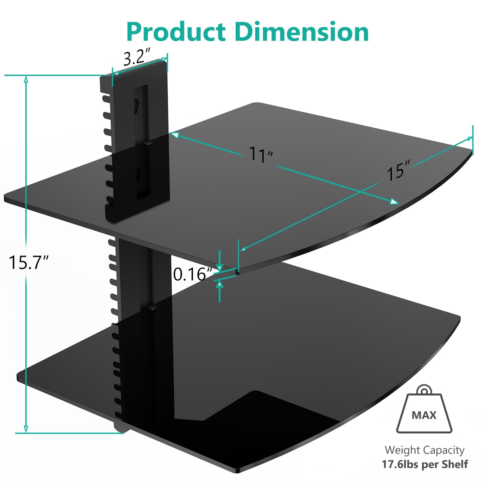WALI cable management plate conceals cables neatly