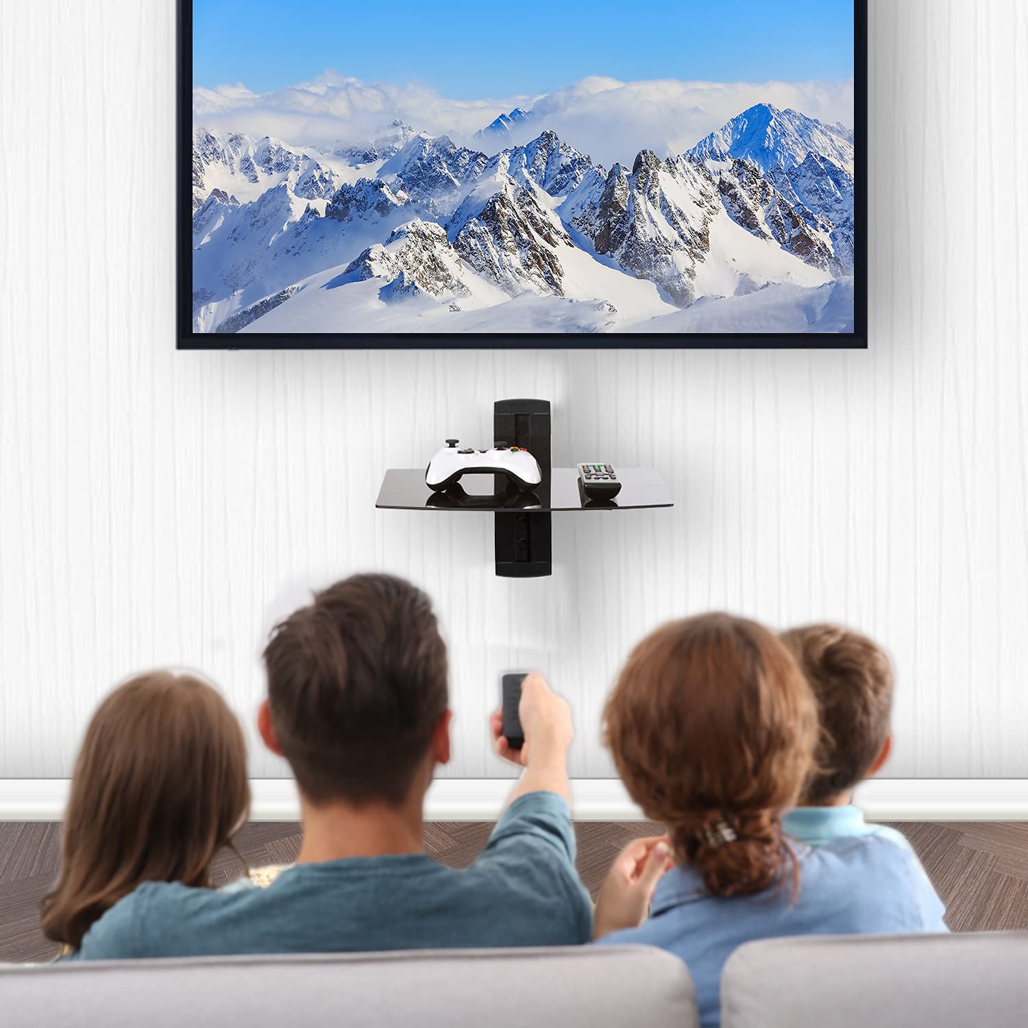 WALI cable-management hides wires for a clutter-free installation.