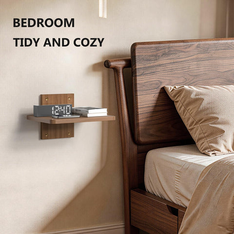 Dimensions of the WALI shelf showing 13.78 by 11.02 inches for compact storage.