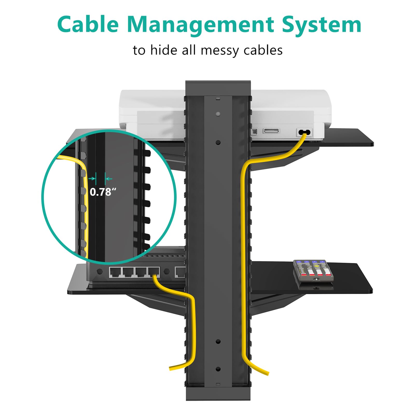 WALI packaging includes hardware and manual for quick install
