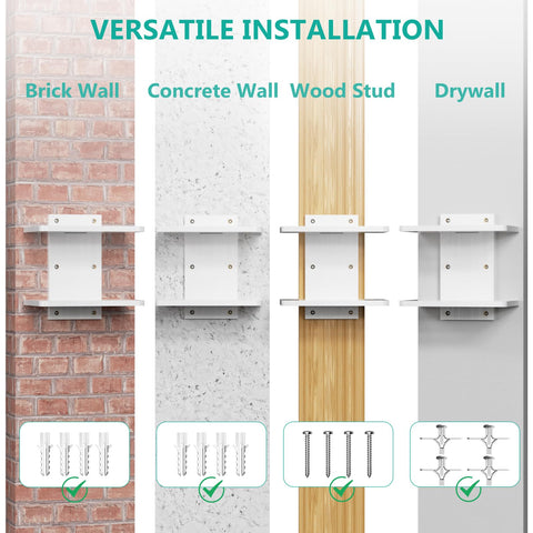 WALI white finish brightens spaces while organizing entertainment essentials