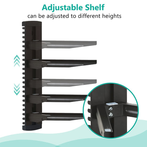 WALI tempered glass shelves 15x11 inches provide sturdy support for AV gear.
