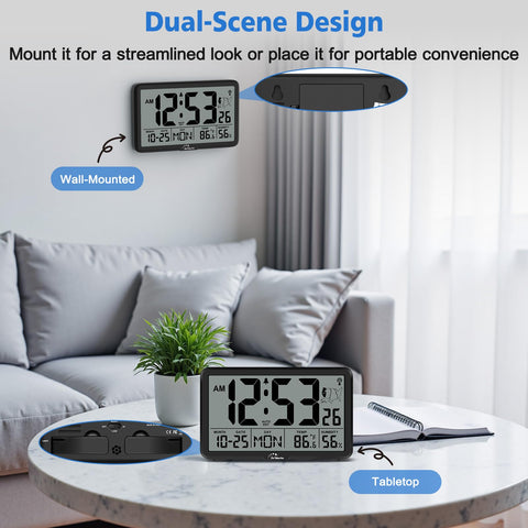 WallarGe Clock suitable for desk or wall mounting in classroom or living space.