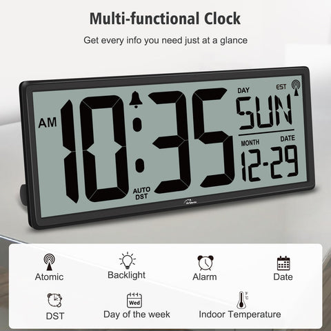 WallarGe date and day display at a glance for scheduling.