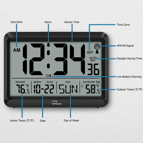 WallarGe four-time-zone display helps manage multi-location schedules