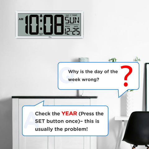 WallarGe modern room-ready wall clock complements any space