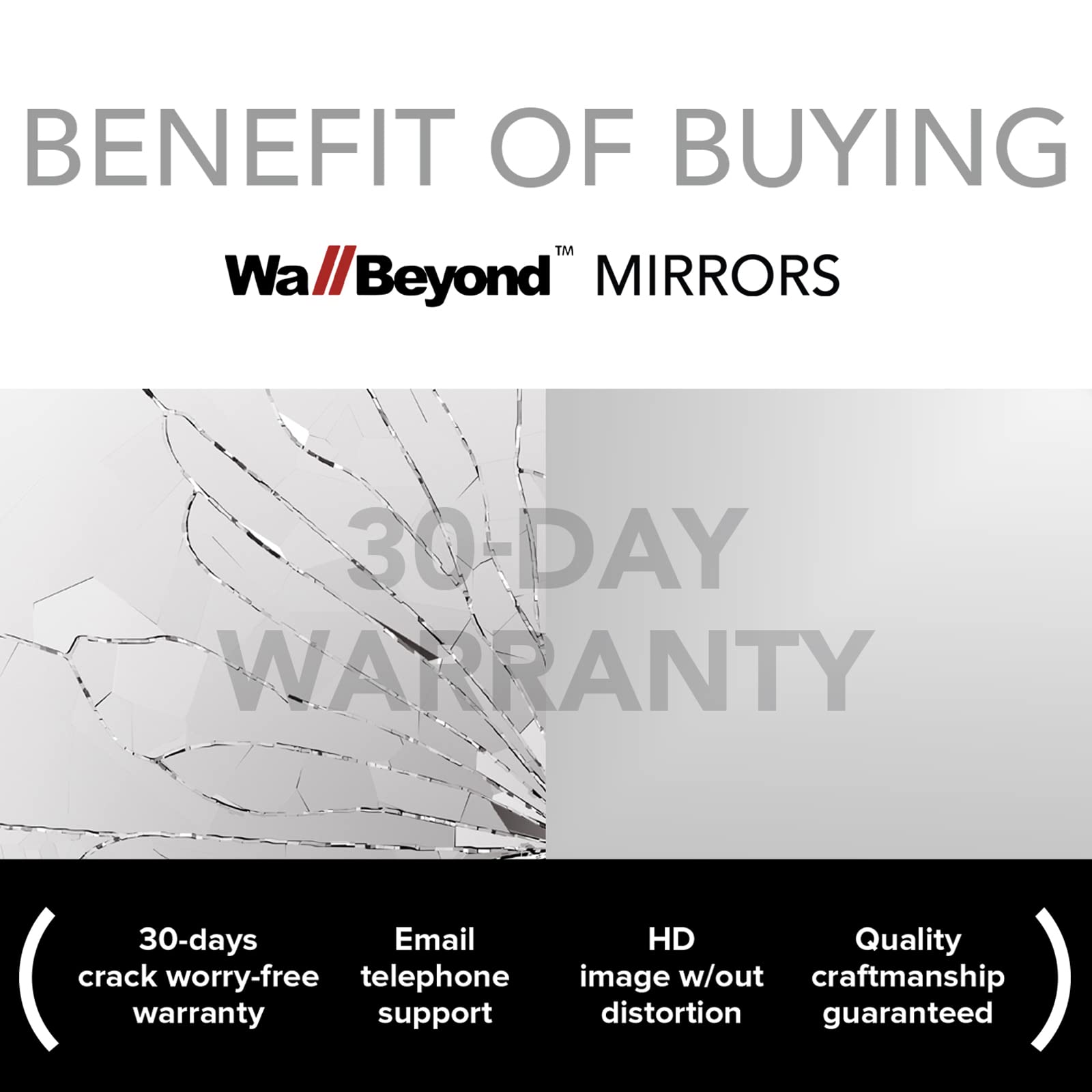 WallBeyond easy-hang setup for quick wall mounting