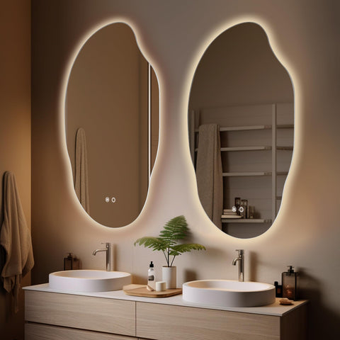 WallBeyond three-color dimmable control demonstrating customizable mood lighting.