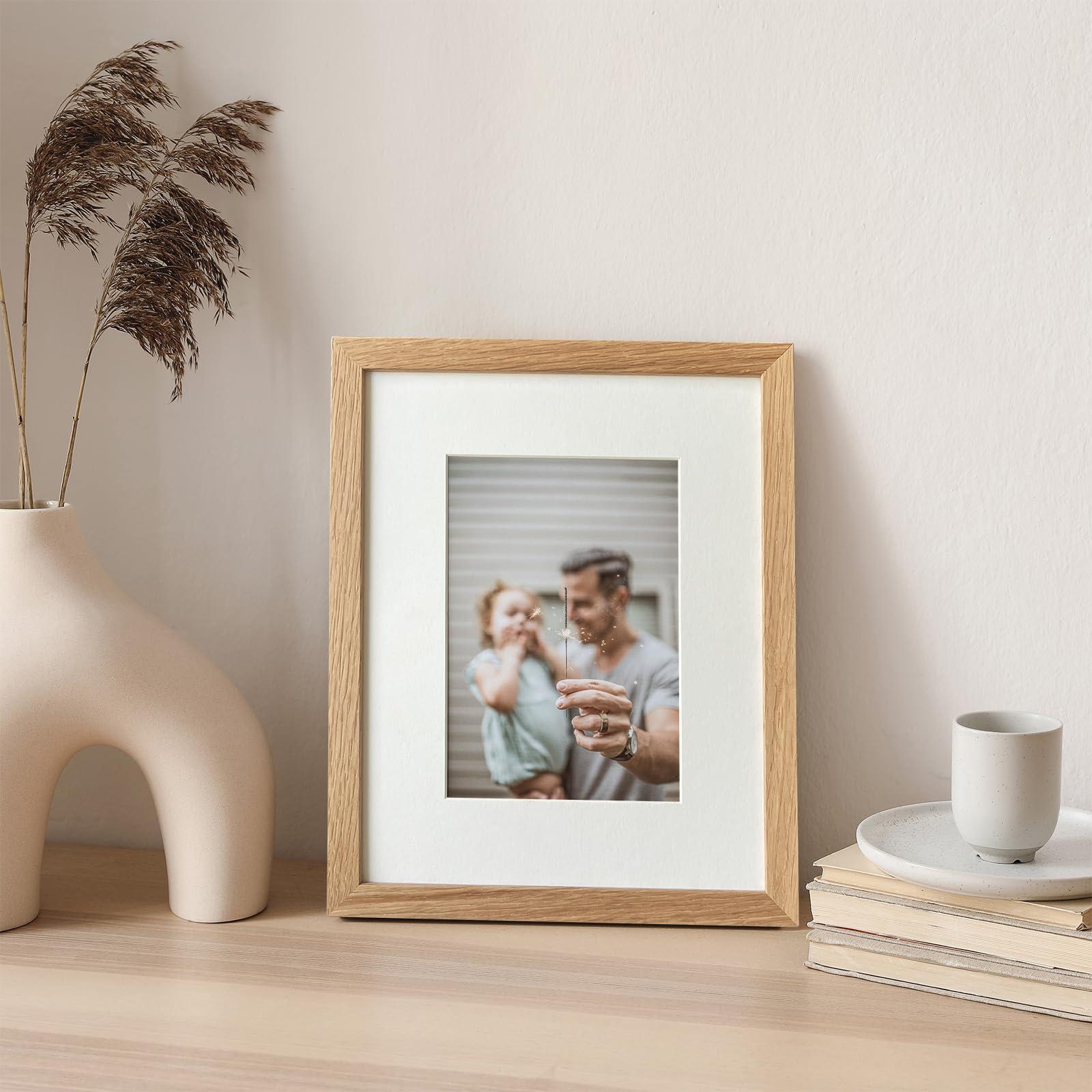 Wallwisy set of three frames creates cohesive home decor display.