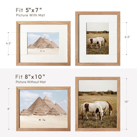 Wallwisy frame supports vertical or horizontal display for wall or tabletop setups.