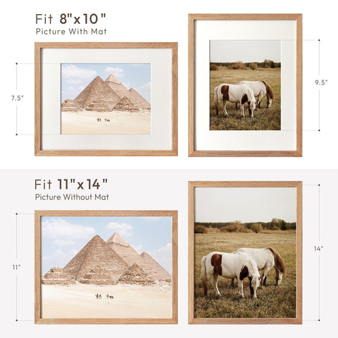 Wallwisy frame includes hanging hardware for fast, secure wall mounting.