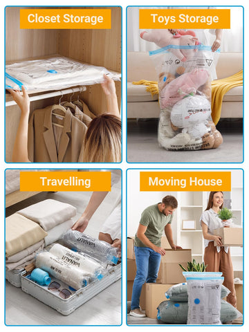 Ideal for seasonal clothing and travel gear storage