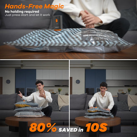 WANALIT dual-sided see-through and opaque bags for quick ID and privacy.