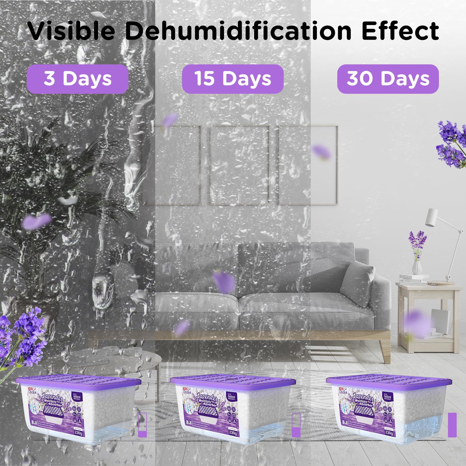 W&amp;E Choice lavender fragrance release creates a calm, fresh atmosphere