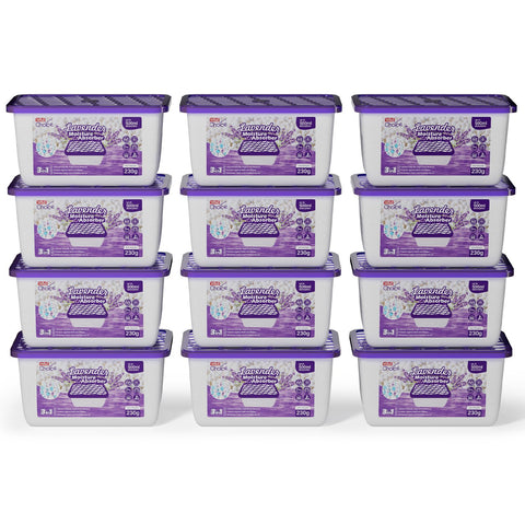 W&amp;E Choice lavender-scent moisture absorber for closets keeps fabrics fresh