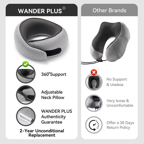 WANDER PLUS anti-stick fabric design keeps the pillow clean between uses.