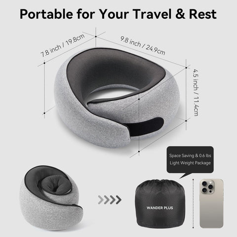 WANDER PLUS breathable, washable cover stays cool and fresh on long trips.