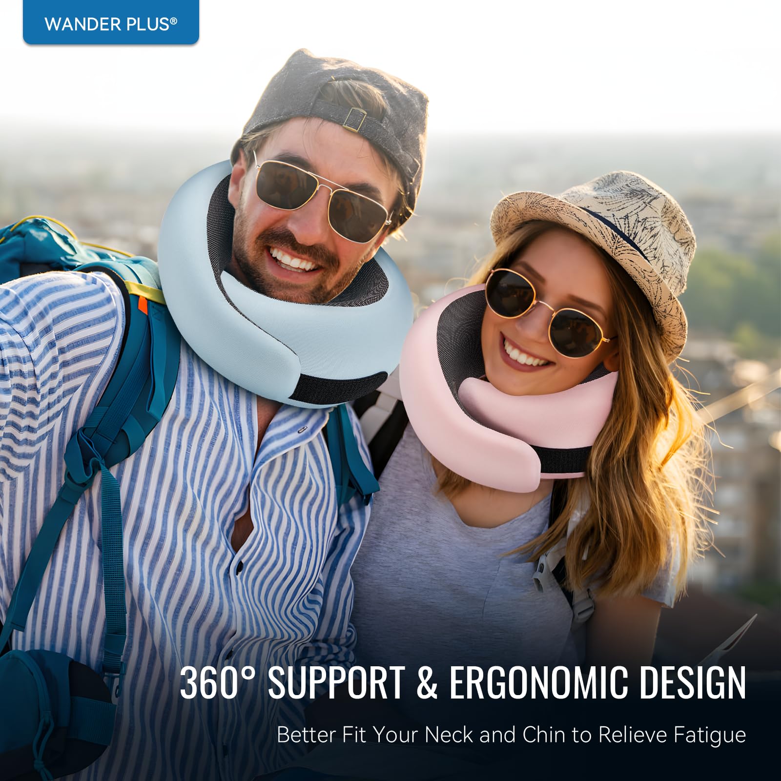 WANDER PLUS essential travel buddy for families on long flights and road trips.