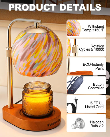 WangshengLe included replacement bulbs ensure consistent heating and convenience