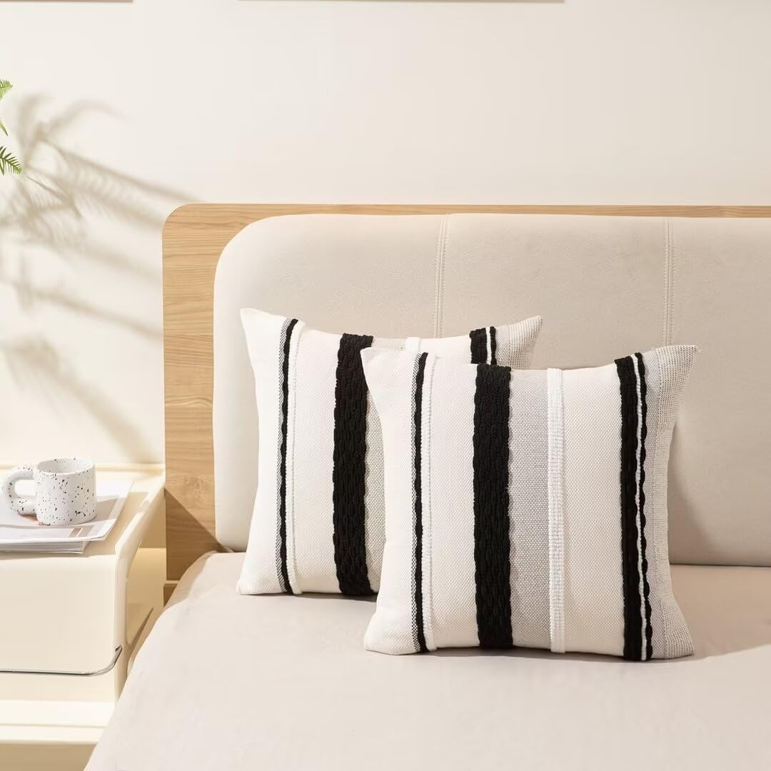 WANLIRD 18x18 inch cover fits standard pillows for easy styling