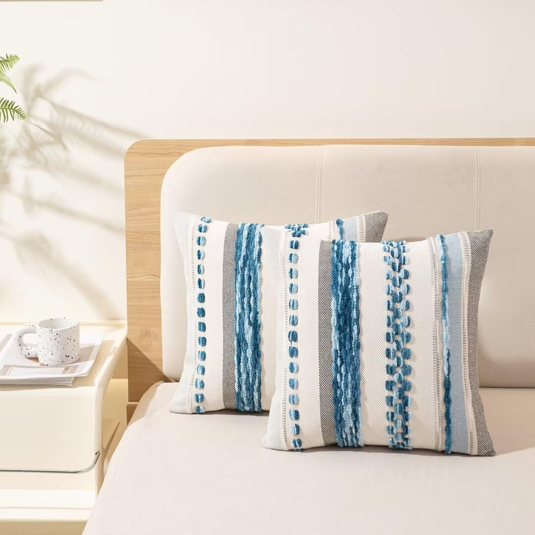 WANLIRD Boho pillow cover set of 2 complements many styles for easy styling.
