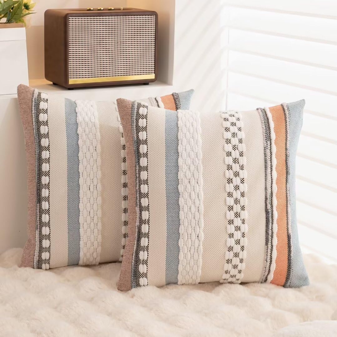 WANLIRD tufted chenille texture adds tactile warmth to spaces