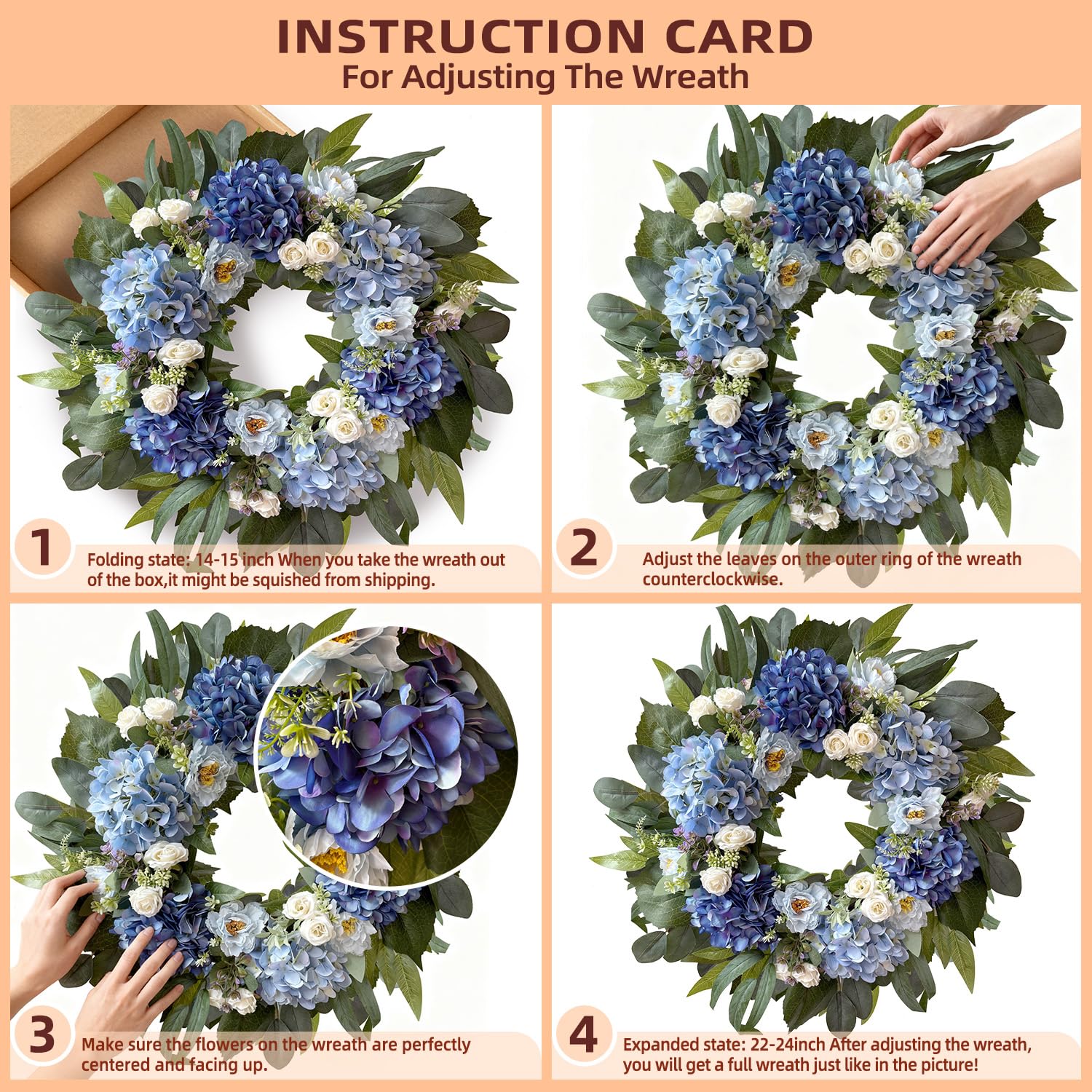 WANNA-CUL natural wood twig base provides sturdy backdrop for arrangements