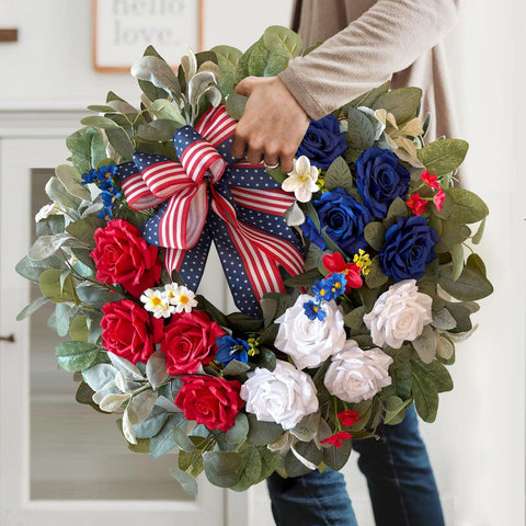WANNA-CUL red white blue mix enhances indoor or outdoor spaces.