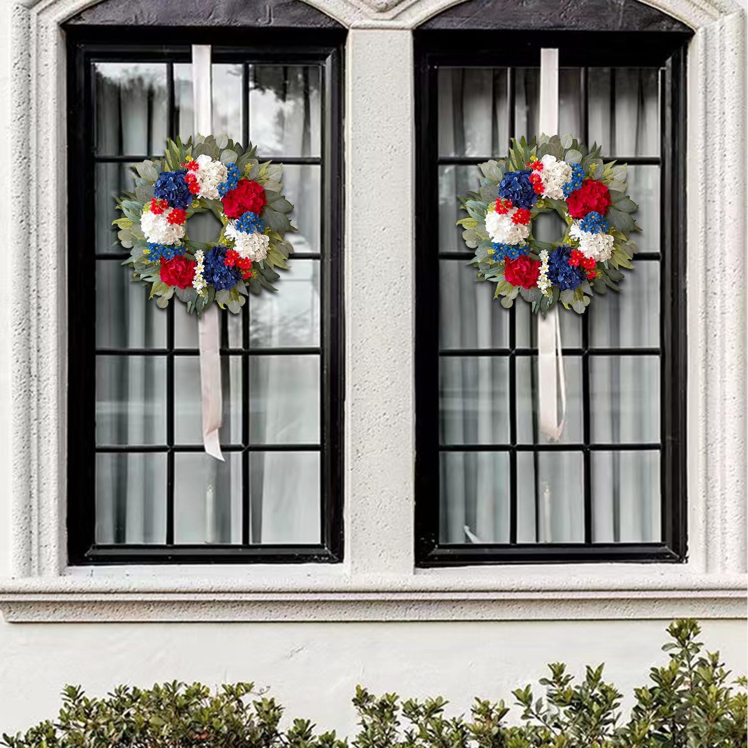 WANNA-CUL 24 inch wreath ready for seasonal front-door styling and events.