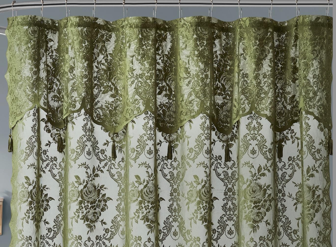 Warm Home Designs close-up of English Rose lace pattern highlights delicate craftsmanship and vintage charm