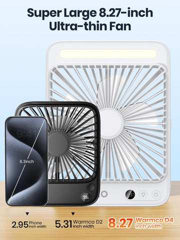 Warmco quiet brushless motor fan delivering whisper-quiet airflow.