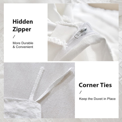 WARMDERN envelope pillowcase provides flat, comfortable finish.