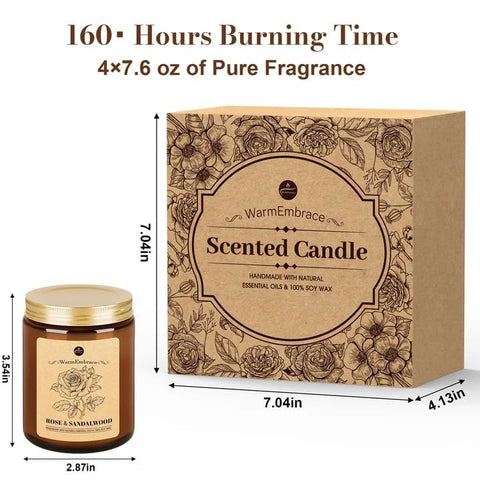 Four scents combo in WarmEmbrace collection for versatile mood boosting