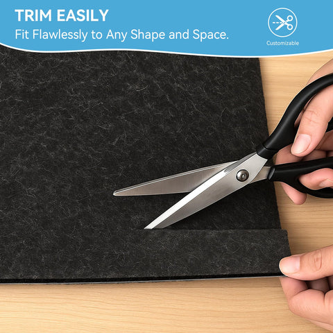 Warmstar rug pad with trim-ready edges for precise fitting