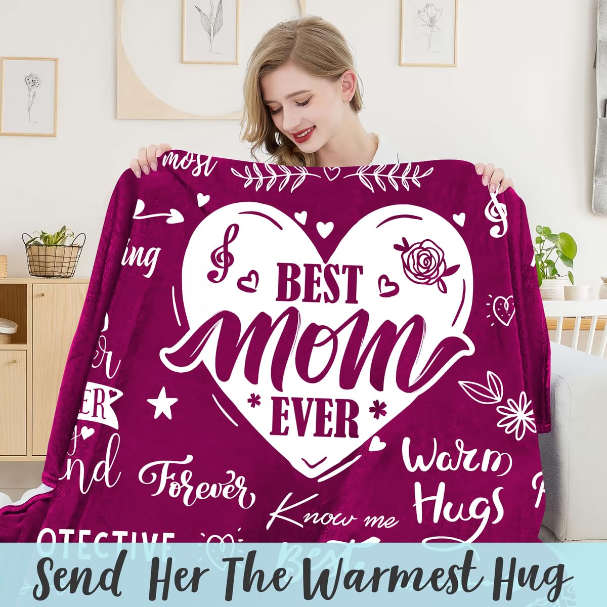 Warmstorey hoodie blanket measures 73x47 inches for versatile warmth.
