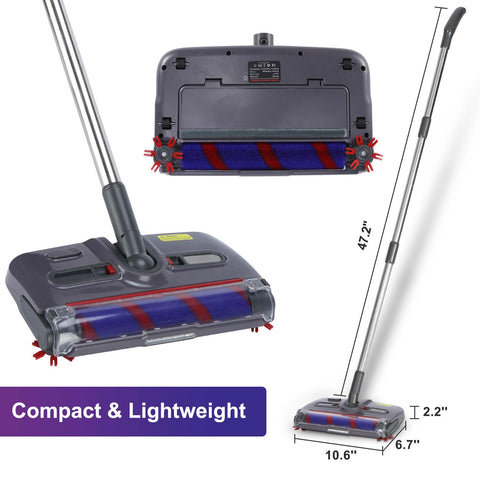 WarmWink floor cleaning roller brush captures crumbs and pet hair effectively.