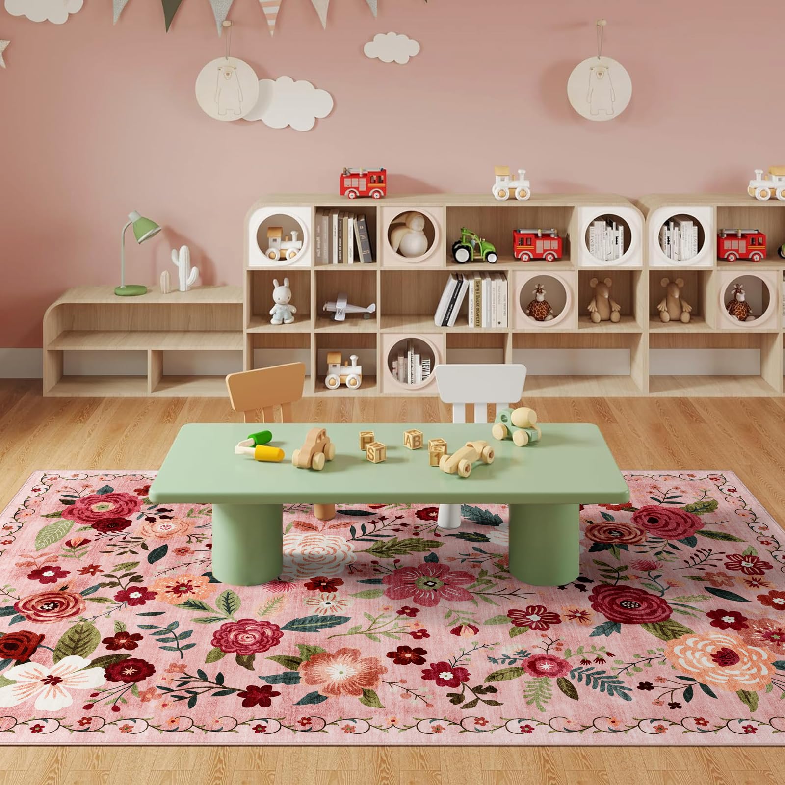 WARMYS machine-washable rug simplifies routine cleaning