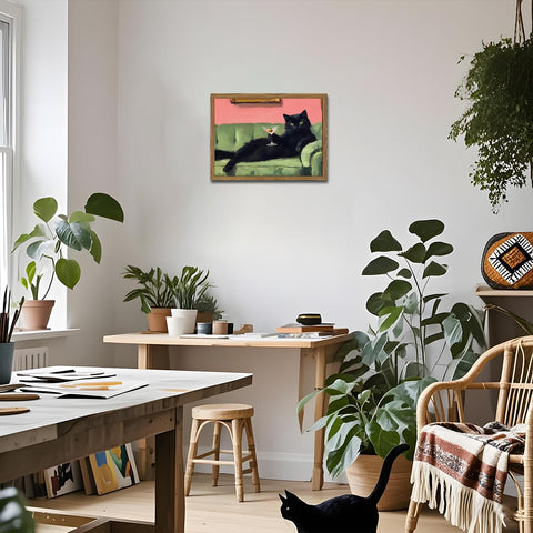 WARTHZ 12x16 wood-framed canvas, ready to hang with bold color.