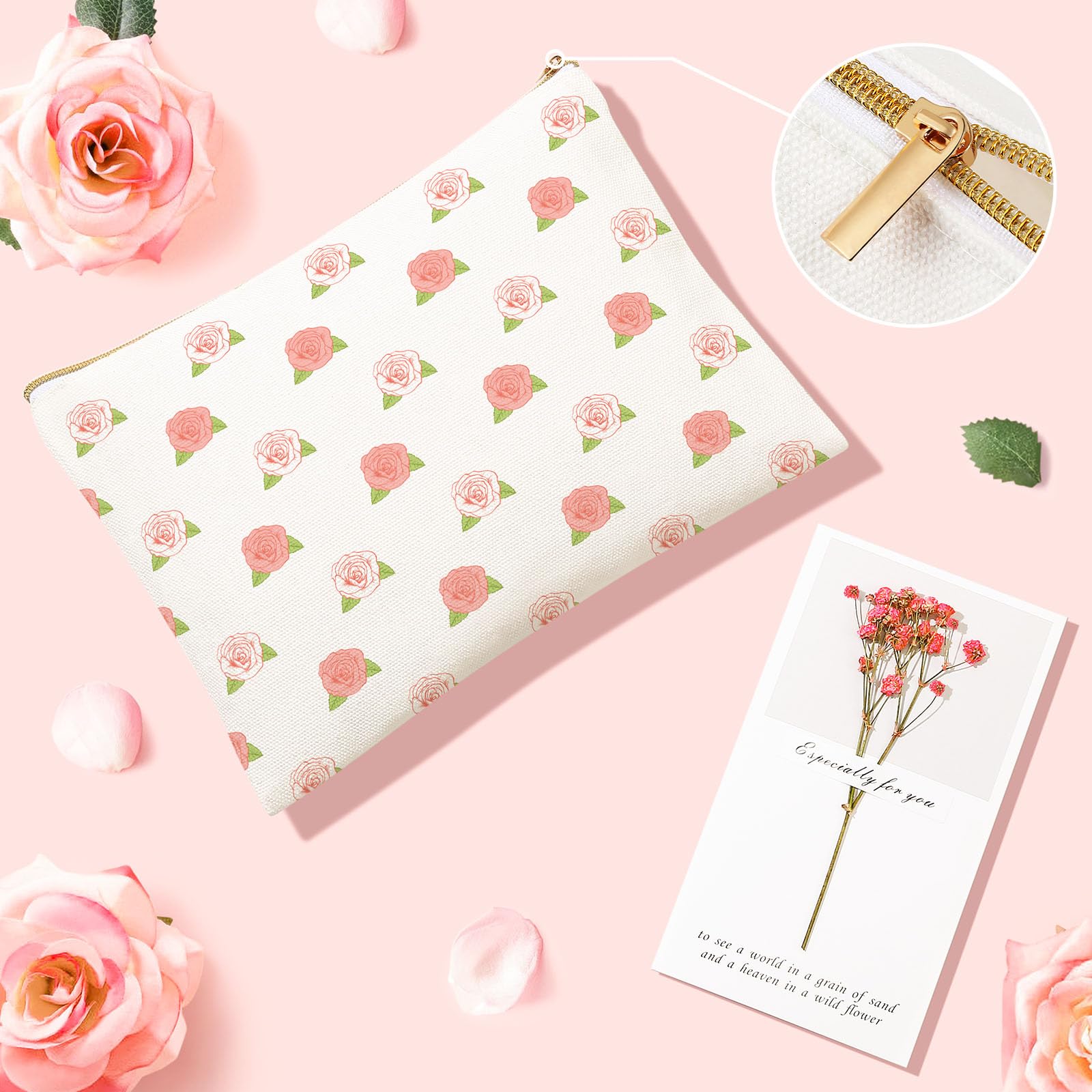 Wasocol cosmetic bag keeps beauty essentials neatly organized