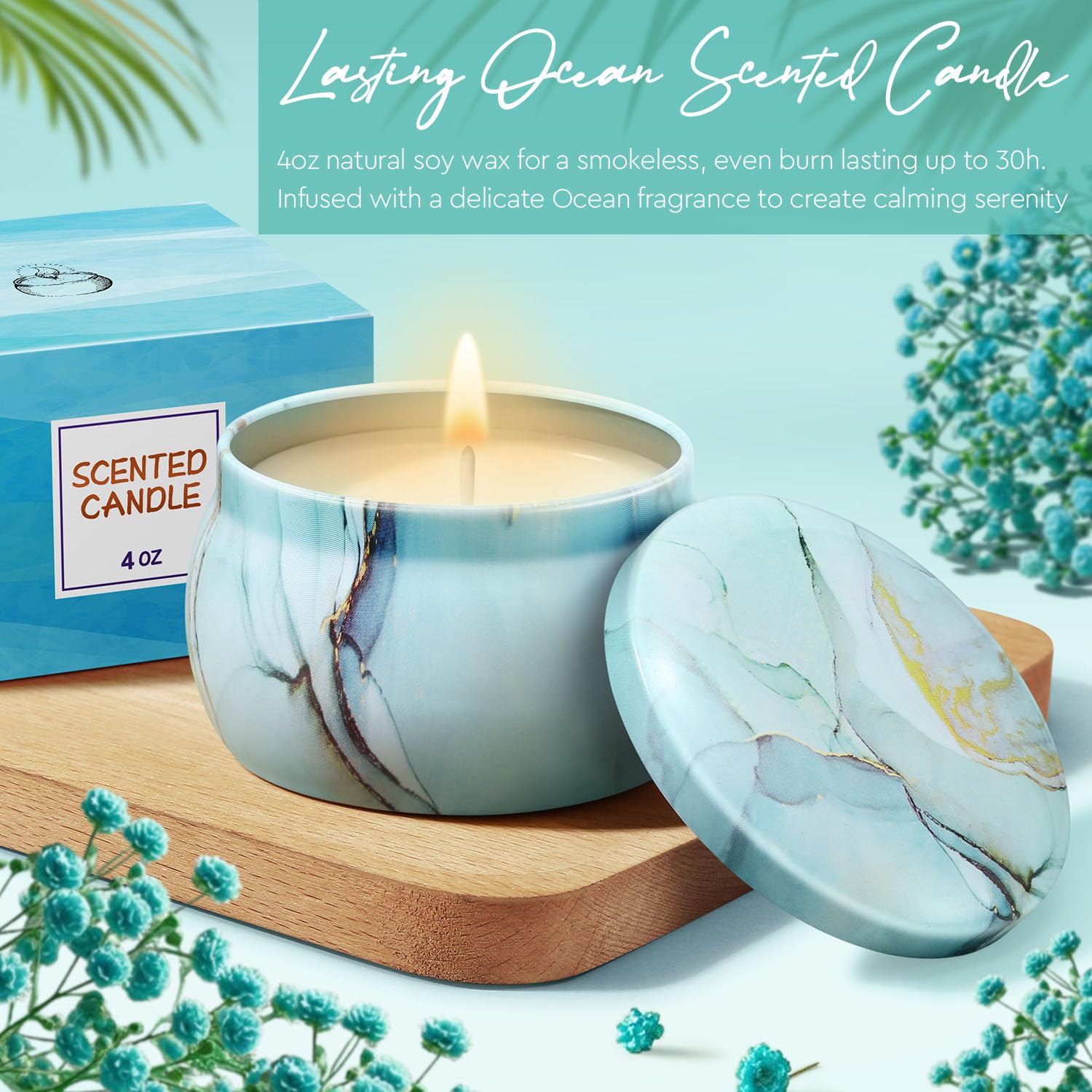 Wasocol ocean soap provides a luxurious, refreshing cleanse.