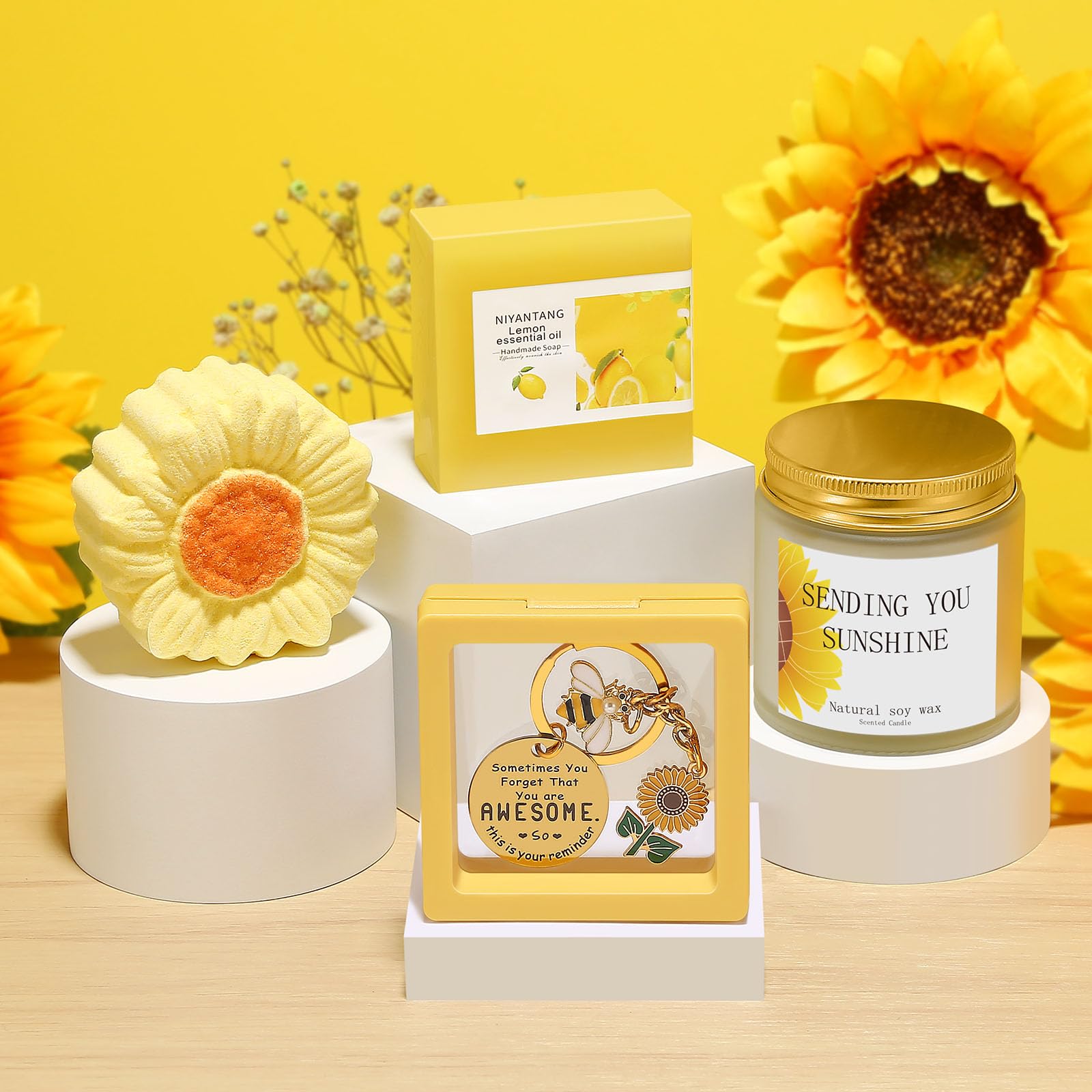 Wasocol scented candle fills the room with floral aroma for calm moments